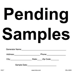 Pending Samples Label