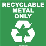 Recyclable Metal Only Label