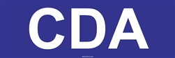 CDA - Compressed Dry Air Valve Label