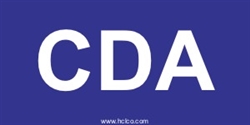 CDA - Compressed Dry Air Valve Label