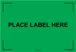Place Label Here - 4.5" x 6.5" Adhesive Vinyl Label