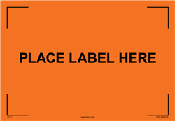Place Label Here - 4.5" x 6.5" Adhesive Vinyl Label