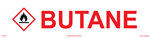 Butane Cabinet Sign