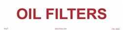 Oil Filters Cabinet Sign