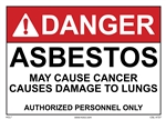 Danger Asbestos Sign (Custom)