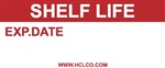 Shelf Life - Expiration Date Removable Label