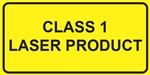 Class 1 Laser Product - 1" x 2" Adhesive Vinyl Label