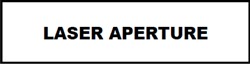 Laser Aperture Label