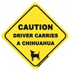 Driver Carries A Chihuahua