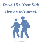 Drive Like Your Kids Live On This Street - Sticker