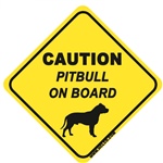 Pitbull On Board - Sticker