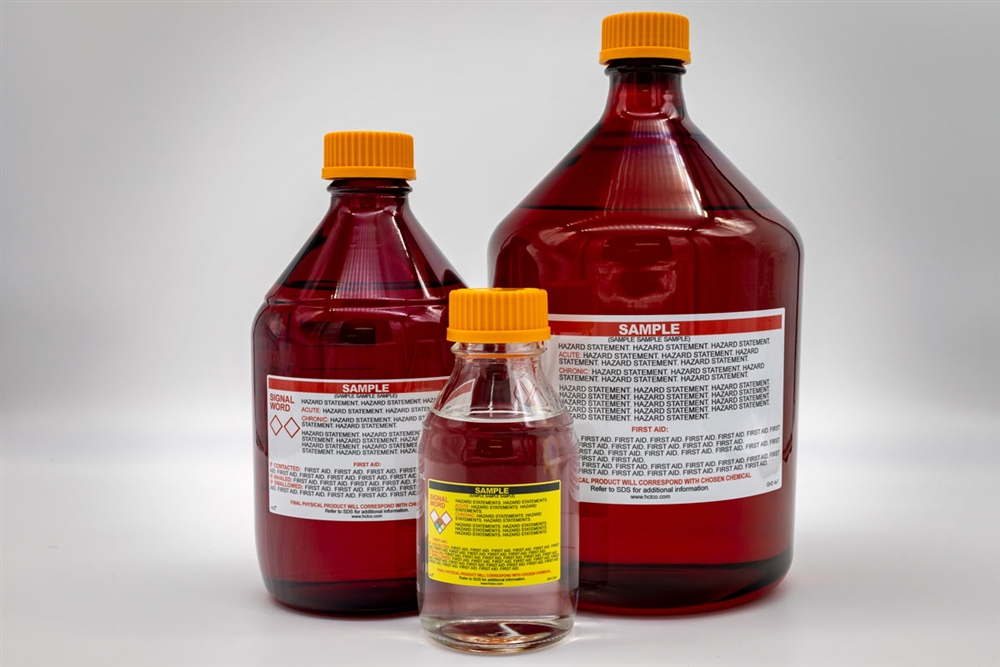 HCL Labels 32 oz Pre-labeled GHS Spray Bottle Isopropyl Alcohol, Bottle