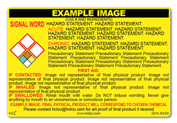 Aluminum GHS Label