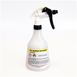 360 Degree Solvent Resistant GHS Spray Bottles