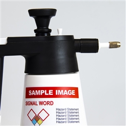 HCL Labels 16.9 oz (.5L) Pre-labeled GHS Compliant Dual-Action Kwazar Spray