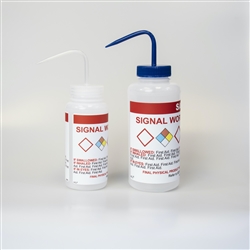 Pre-Labeled GHS Wash Bottle | HCL Labels, Inc