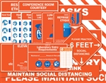 Return to Work COVID-19 Label Kit For Large Labs