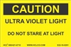 Caution Label - Ultraviolet Light