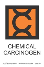 Chemical Carcinogen Label