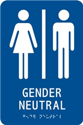 ADA Gender Neutral Restroom Sign | HCL
