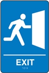 Exit - Braille Sign | HCL Labels, Inc