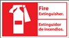 Fire Extinguisher Bilingual Sign