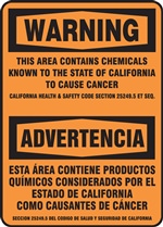 Safety Sign - This Facility Contains One Or More Chemicals