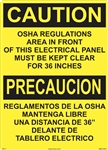 Caution Sign - OSHA Regulations