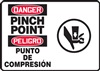 Bilingual Danger Sign - Pinch Point