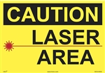 Caution Sign - Laser Area