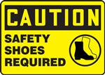 Caution Sign - Safety Shoes Required