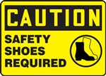 Caution Sign - Safety Shoes Required