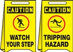 Caution Sign - Tripping Hazard Watch Your Step (Floor Sign)