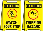 Caution Sign - Tripping Hazard Watch Your Step (Floor Sign)
