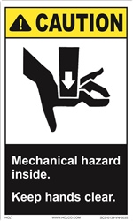 Safety Sign - Mechanical Hazard