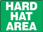 Safety Sign - Hard Hat Area