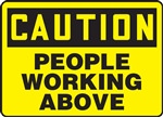 Caution Sign - People Working Above