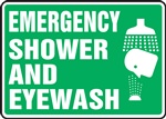Safety Sign - Emergency Shower And Eyewash