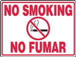 Safety Sign - No Smoking No Fumar Bilingual Sign
