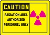 Caution Sign - Radiation Area Label