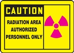 Caution Sign - Radiation Area Label