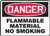 Danger Sign - Flammable Material No Smoking