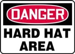 Danger Sign - Hard Hat Area