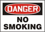 No Smoking Danger Sign