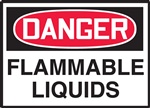 ANSI Danger Sign - Flammable Liquids
