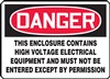 Danger Sign - High Voltage Electrical