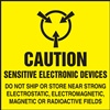 Caution Sensitive Electronic Devices Label