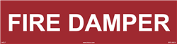 Fire Damper Label