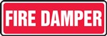 Fire Damper Sign