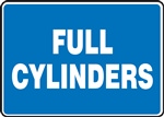 Safety Sign - Full Cylinders